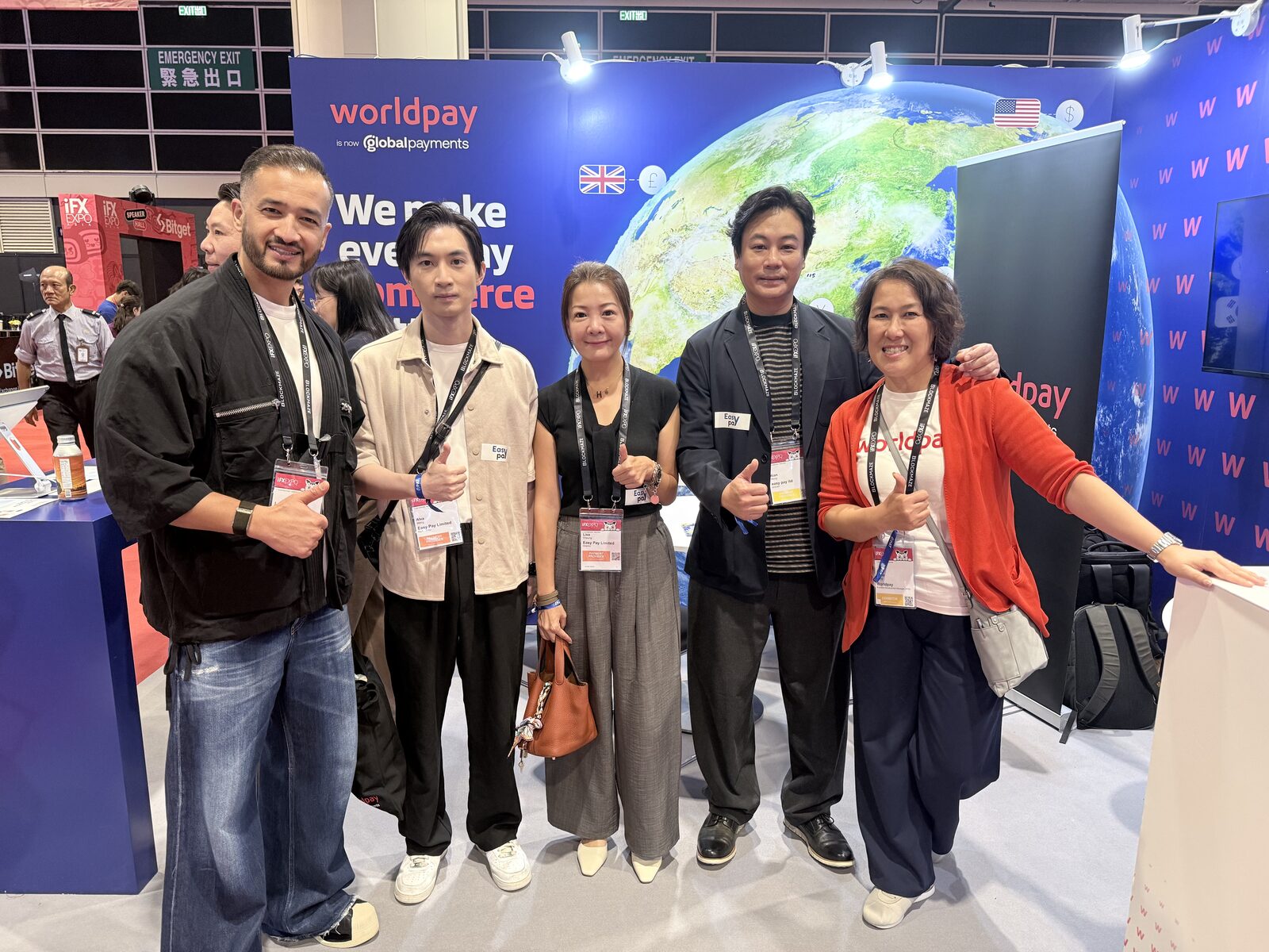 Easypay 受邀參加 iFX EXPO,同場加映 Worldpay 交流會幫黃偉倫先生 Easypay 董事慶生