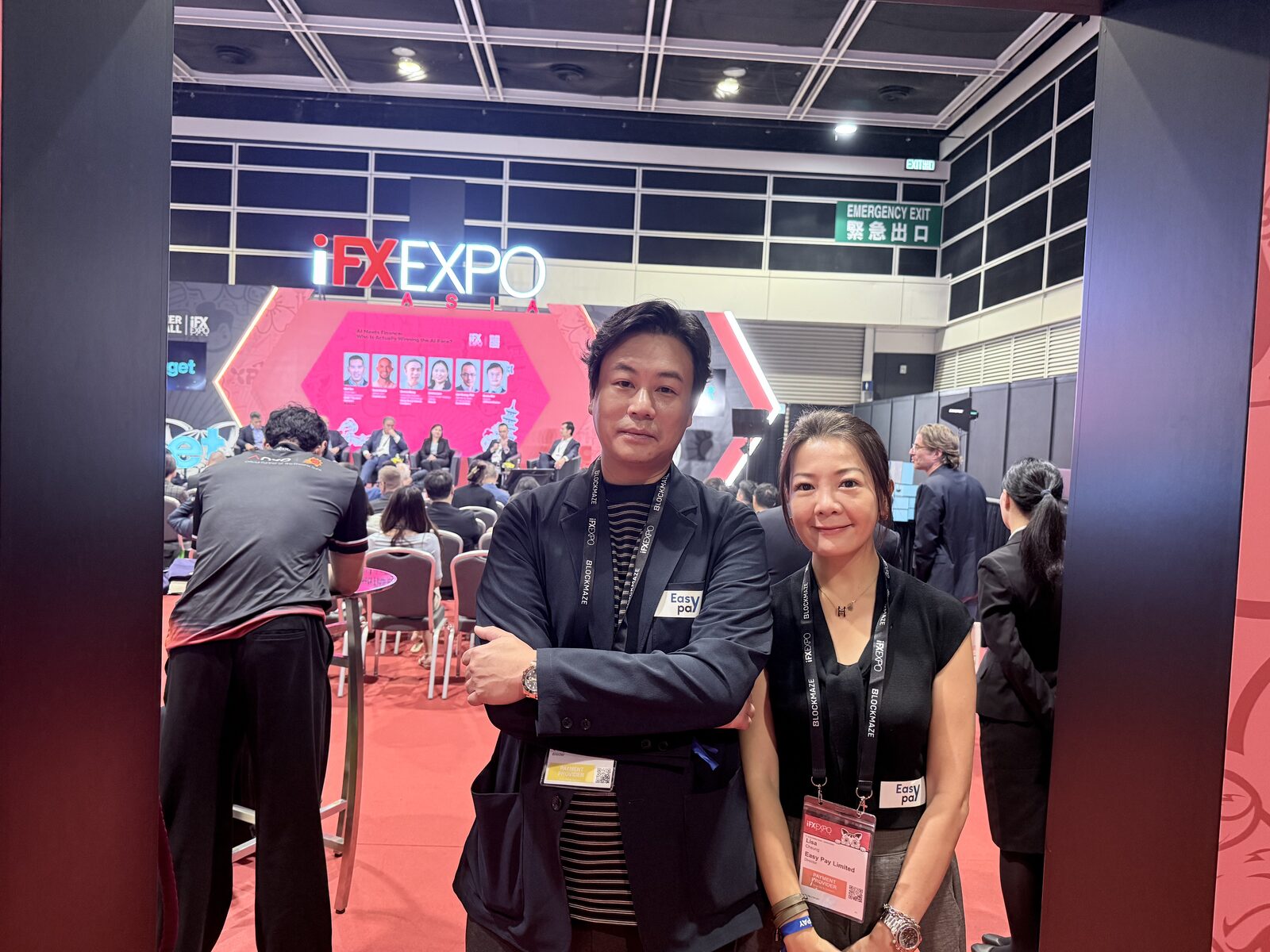 Easypay 受邀參加 iFX EXPO,同場加映 Worldpay 交流會幫黃偉倫先生 Easypay 董事慶生