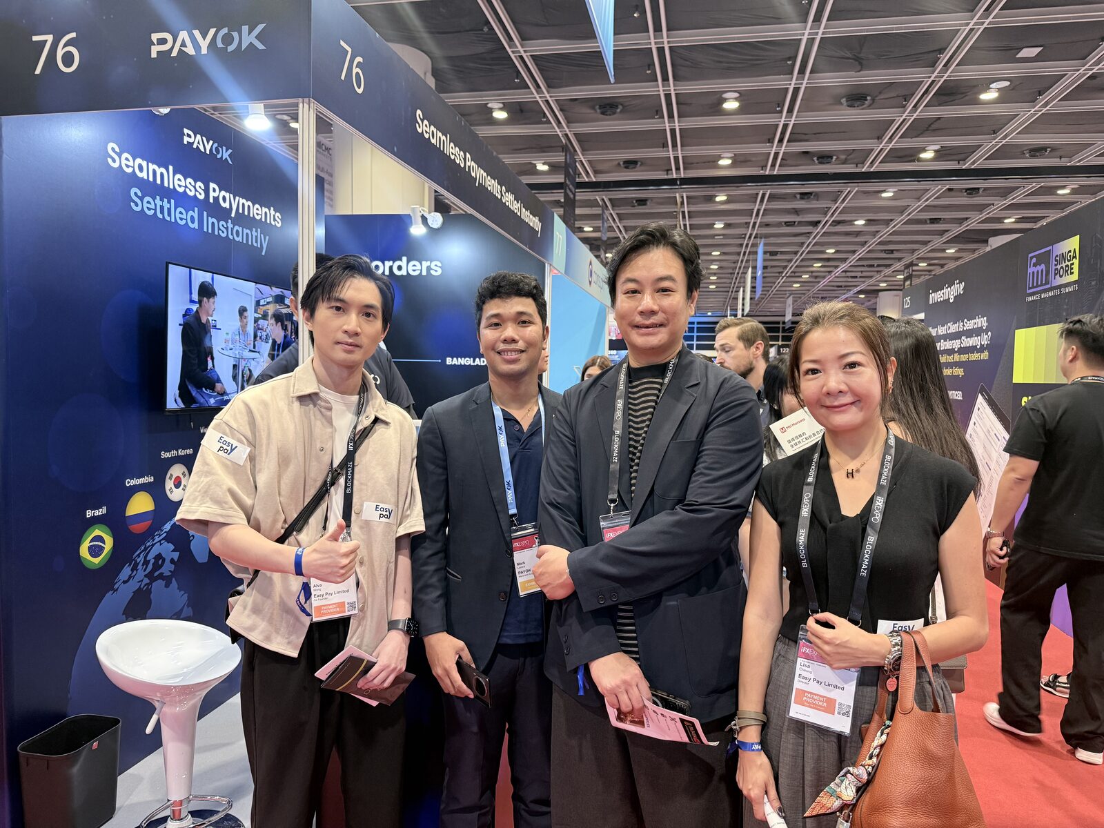 Easypay 受邀參加 iFX EXPO,同場加映 Worldpay 交流會幫黃偉倫先生 Easypay 董事慶生